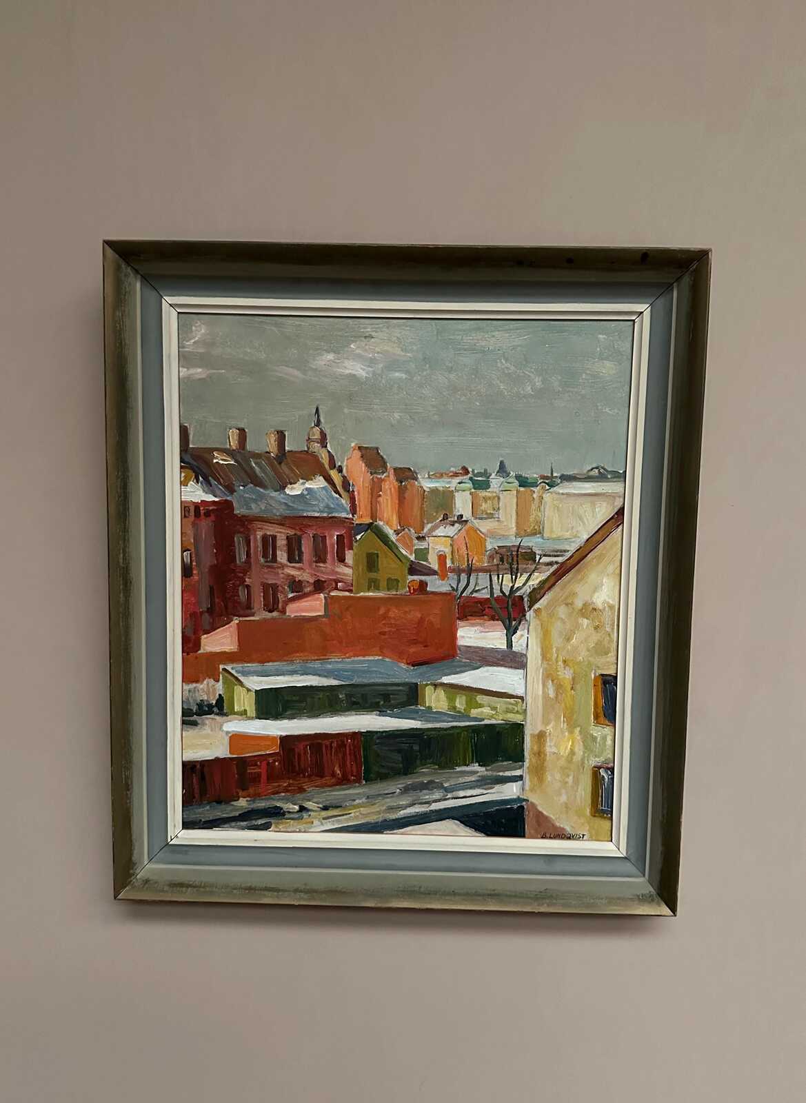 “Landscape” by Bertil Lundqvist (1915–1962)
