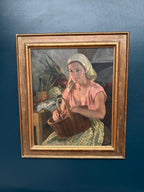“Seated Woman” by Philippe de Rougemont (1891–1965)