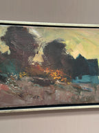 “Landscape with Blue Hut” by Arne Aspelin