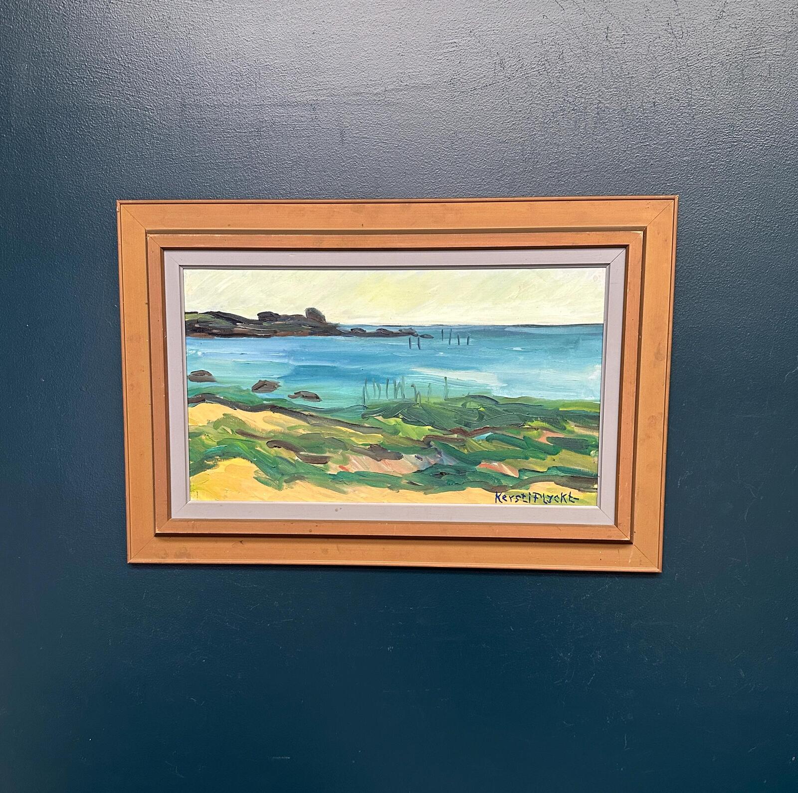 “Coastal Landscape” by Kersti Flyckt (1925–2009)