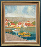 “Coastal Village” by Tage Nillson