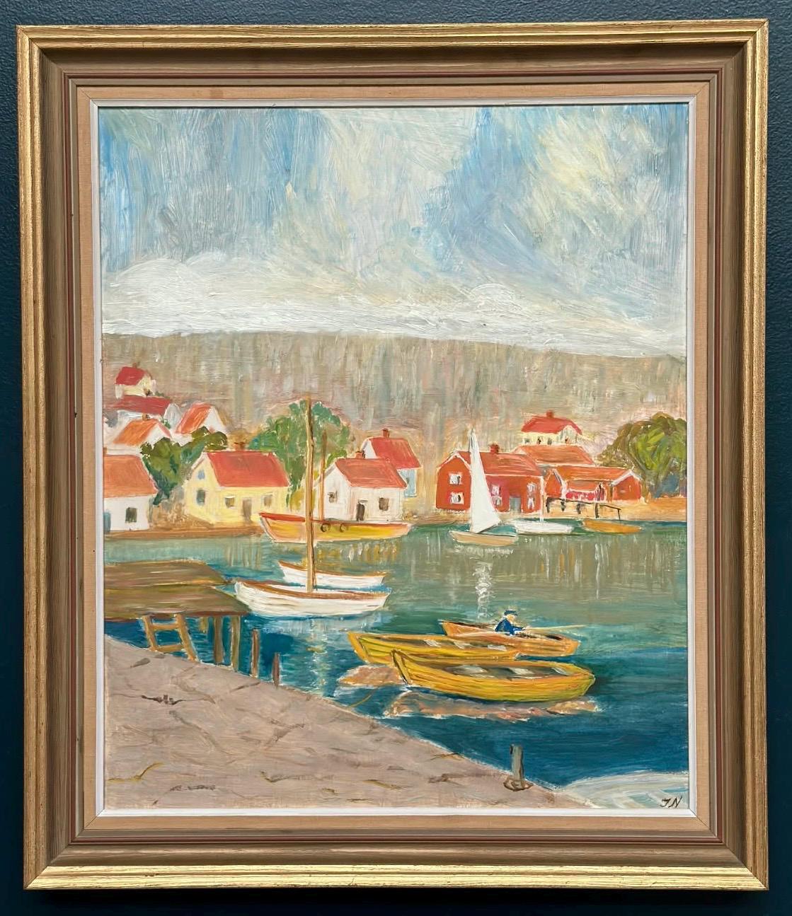 “Coastal Village” by Tage Nillson