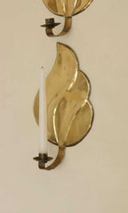 Pair Of Mid Century Swedish Brass Sconces
