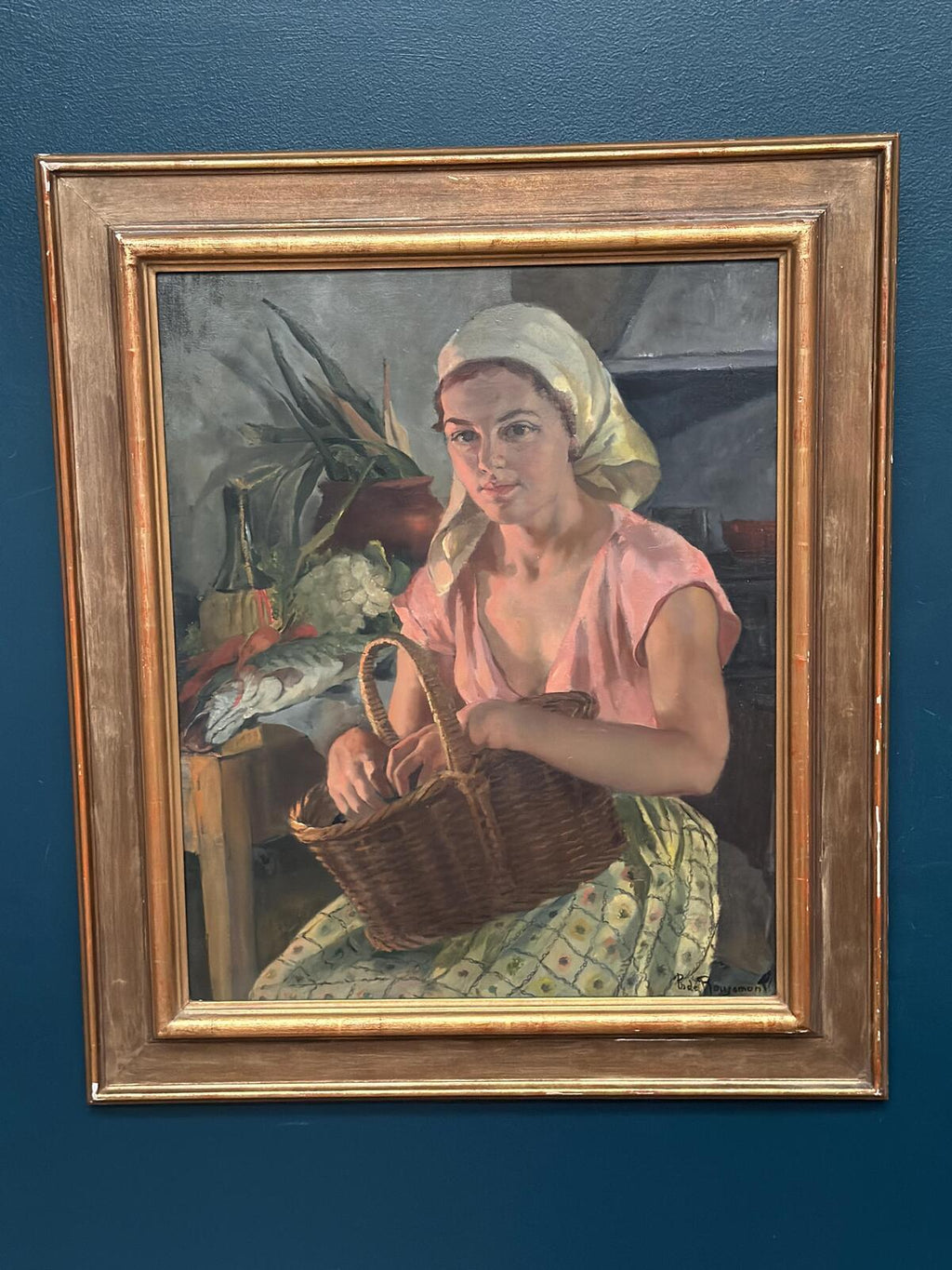 “Seated Woman” by Philippe de Rougemont (1891–1965)