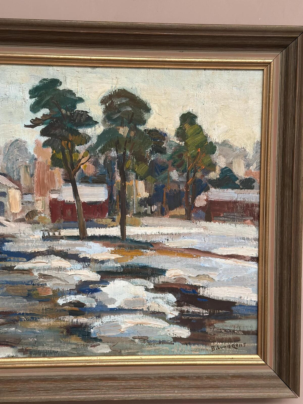 “Winter Landscape” by B. Lundqvist