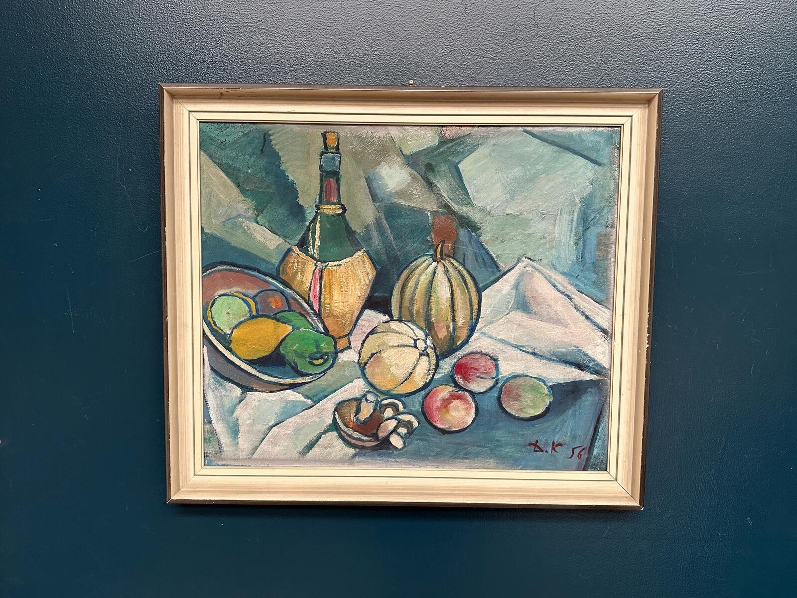 Wine and Fruit by D.K