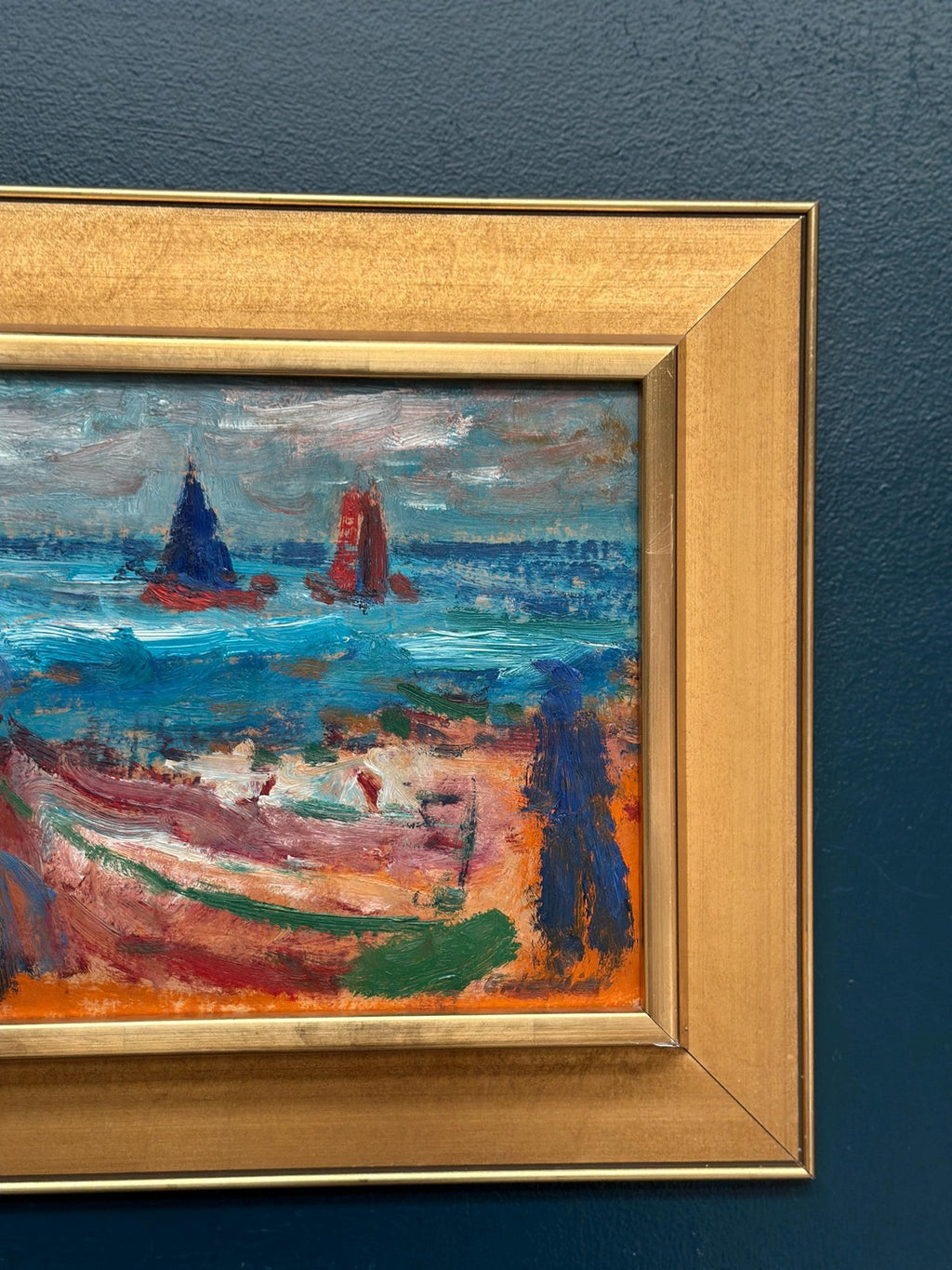 “Coastal Landscape with Fishermen and Boats” by Eric With