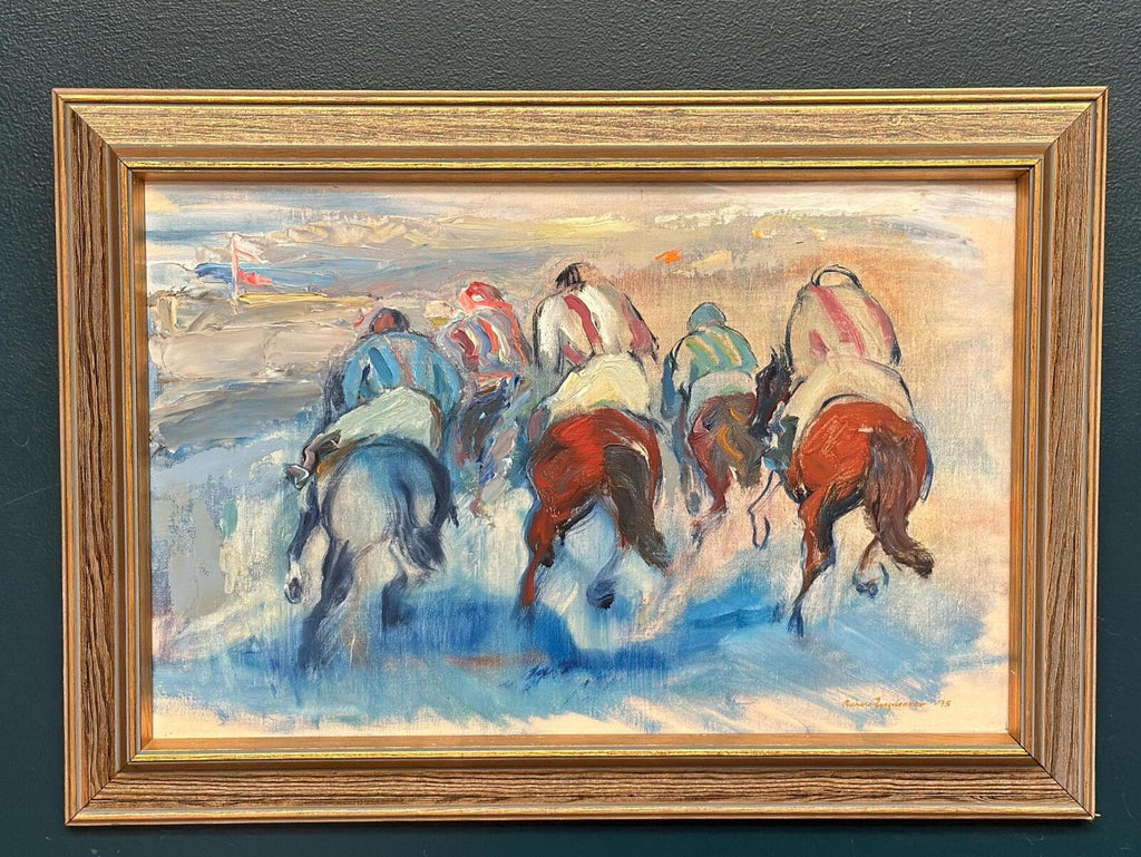 Jockeys By Richard Ingelsson (Helsingborg, 1901–1984)