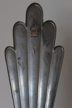 1930's Pair Of Mid Century Swedish Grace Style Pewter Sconces by C.G. Hallberg, Stockholm