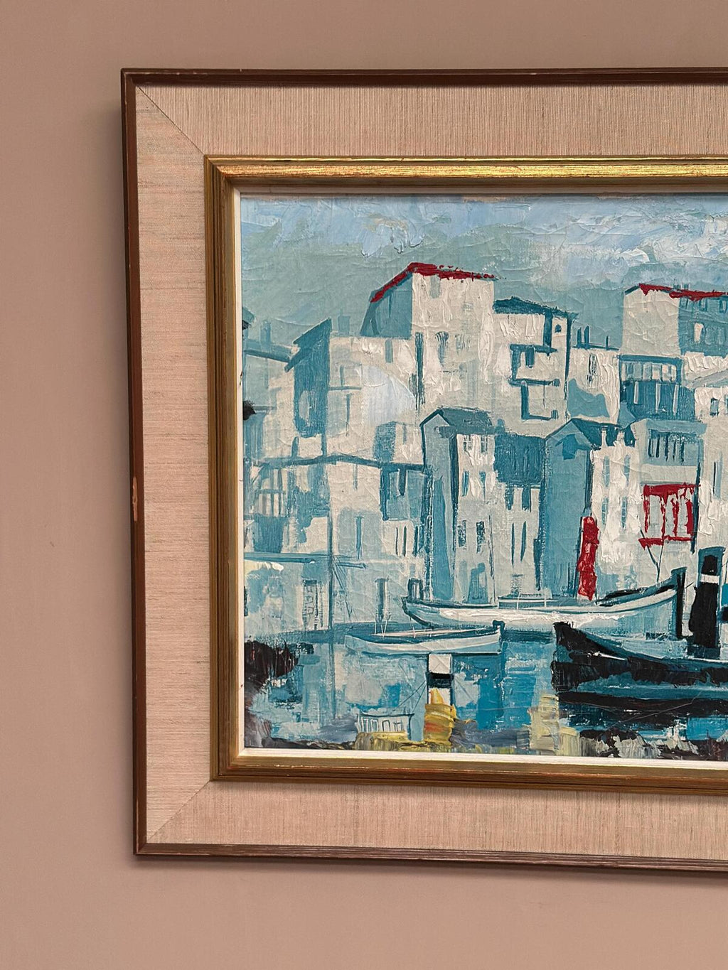 “Harbor Scene” by Costa