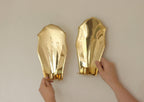 Pair Of Mid Century Swedish Brass Sconces