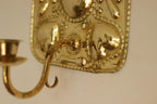 Pair Of Baroque Style Swedish Brass Sconces