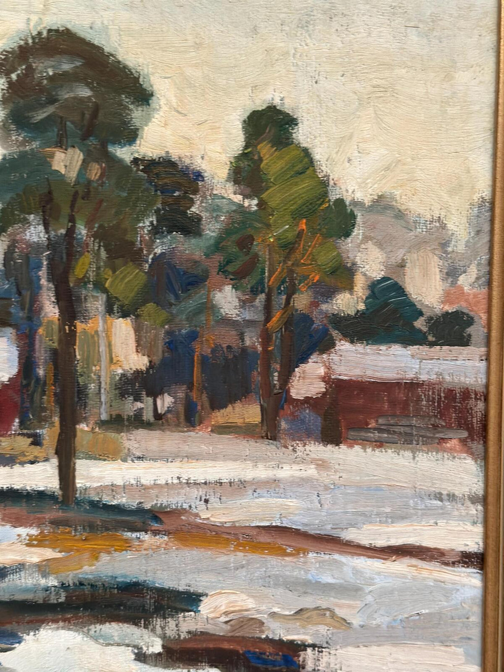 “Winter Landscape” by B. Lundqvist