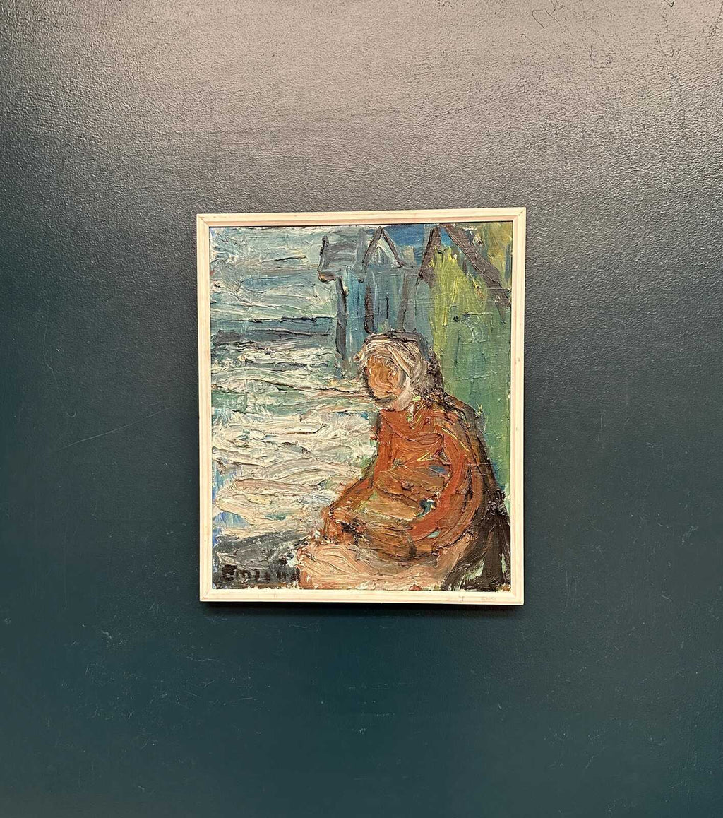 “Figure by the Harbor” by Einar Emland