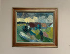 “Farmhouses” by Arnold William Pedersen