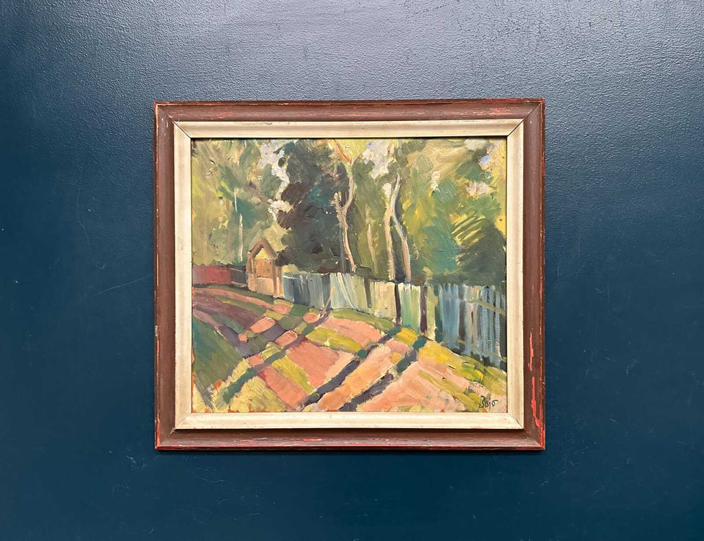 “Landscape with Fence” by Bajo