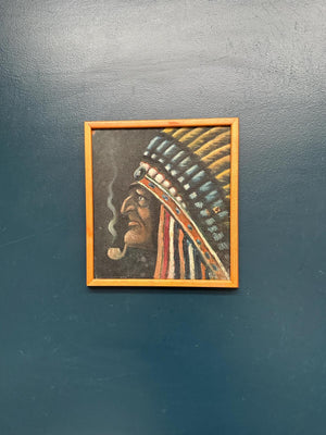 Native American with Pipe
