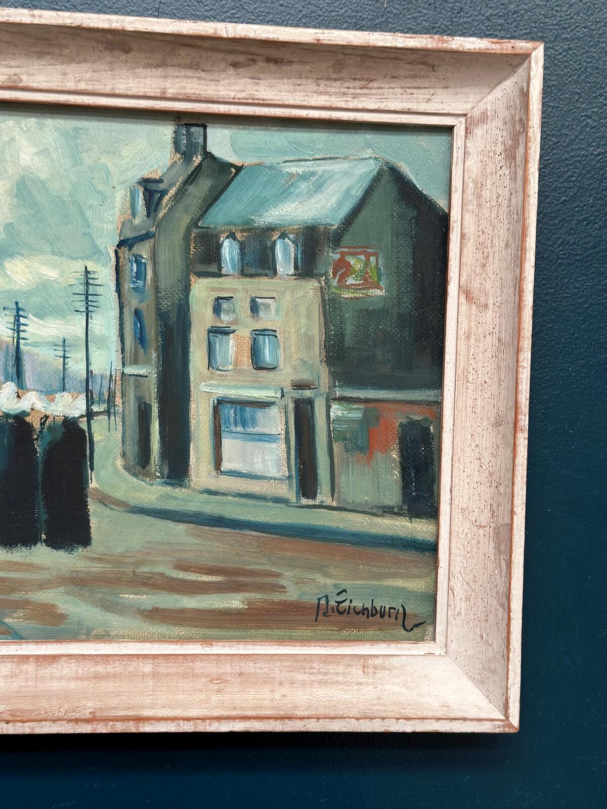 “Figures on Street” by R. Eichburn