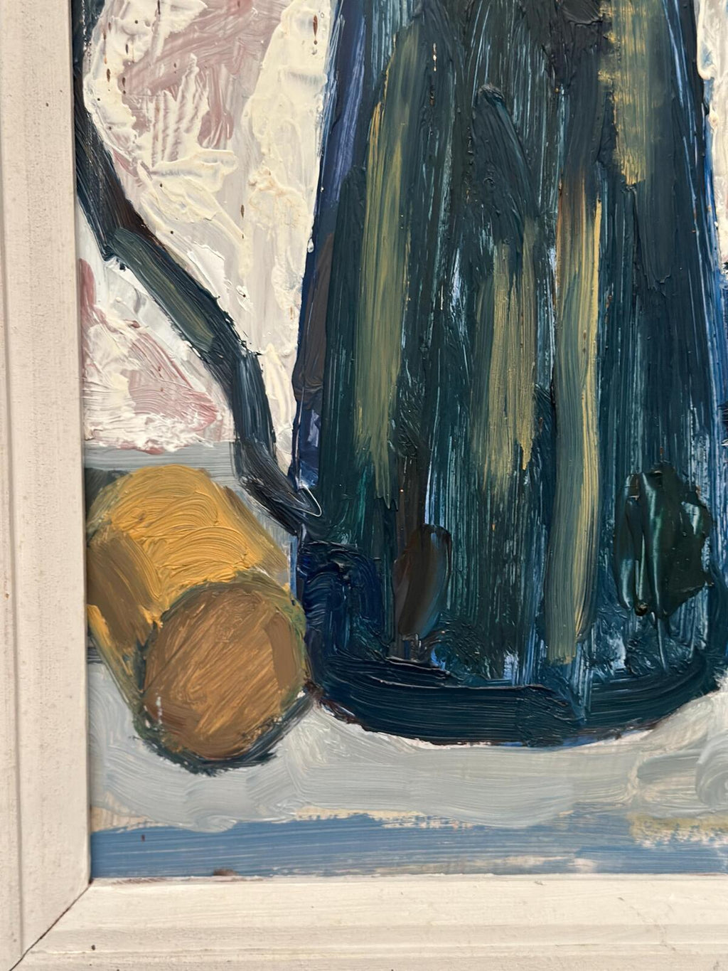 “Still Life with Jug and Blue Glass”