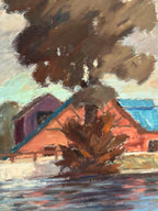 “Coastal Village” by Helge Andersson