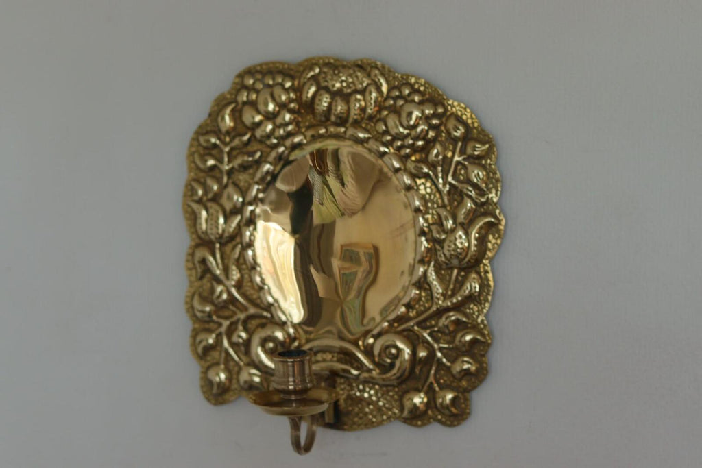 Pair of Mid-Century Swedish Brass Sconces