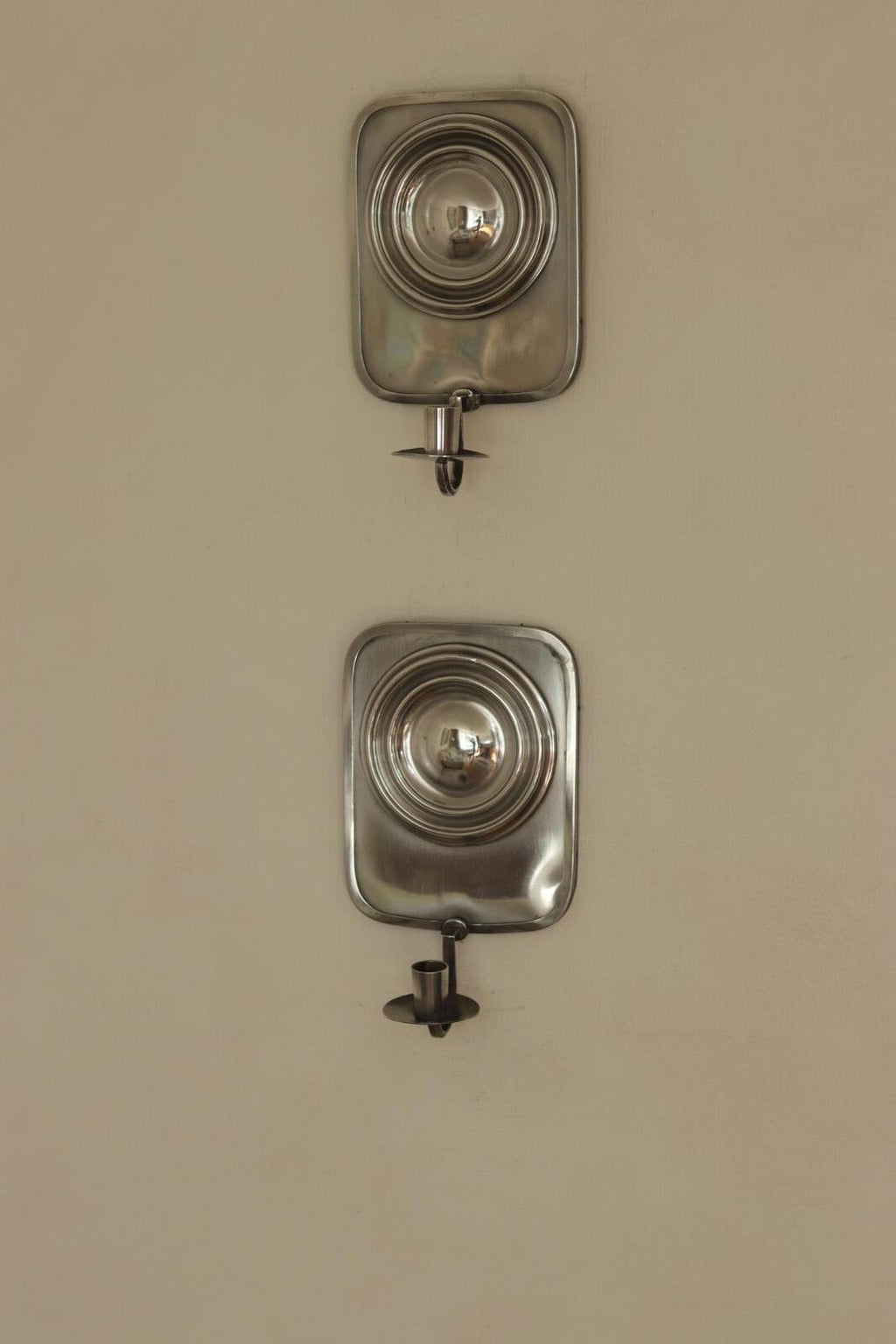 Pair Of Swedish Pewter Sconces By Svenskt - Tenn