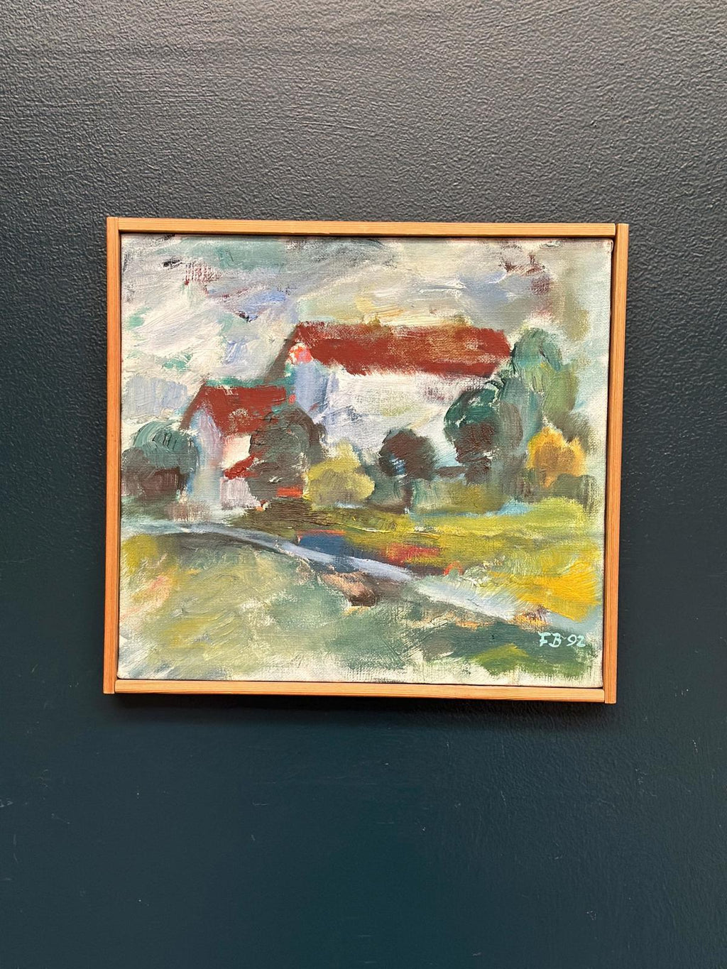 “Cottage and Trees” by Folke Björnfot