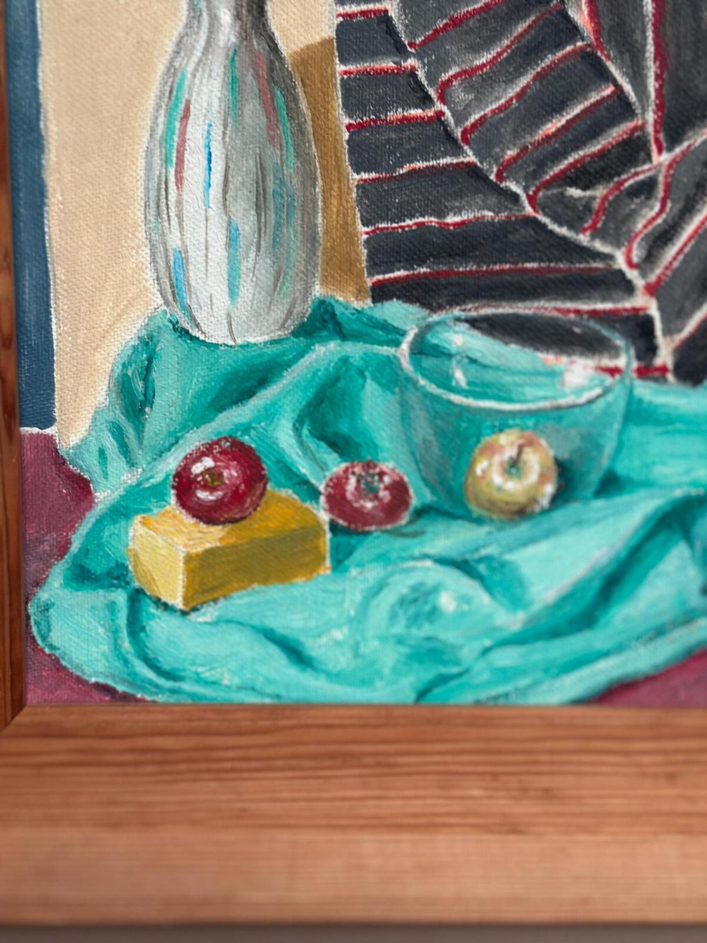 “Still Life with Fruits and Vase” by Sune Lindahl