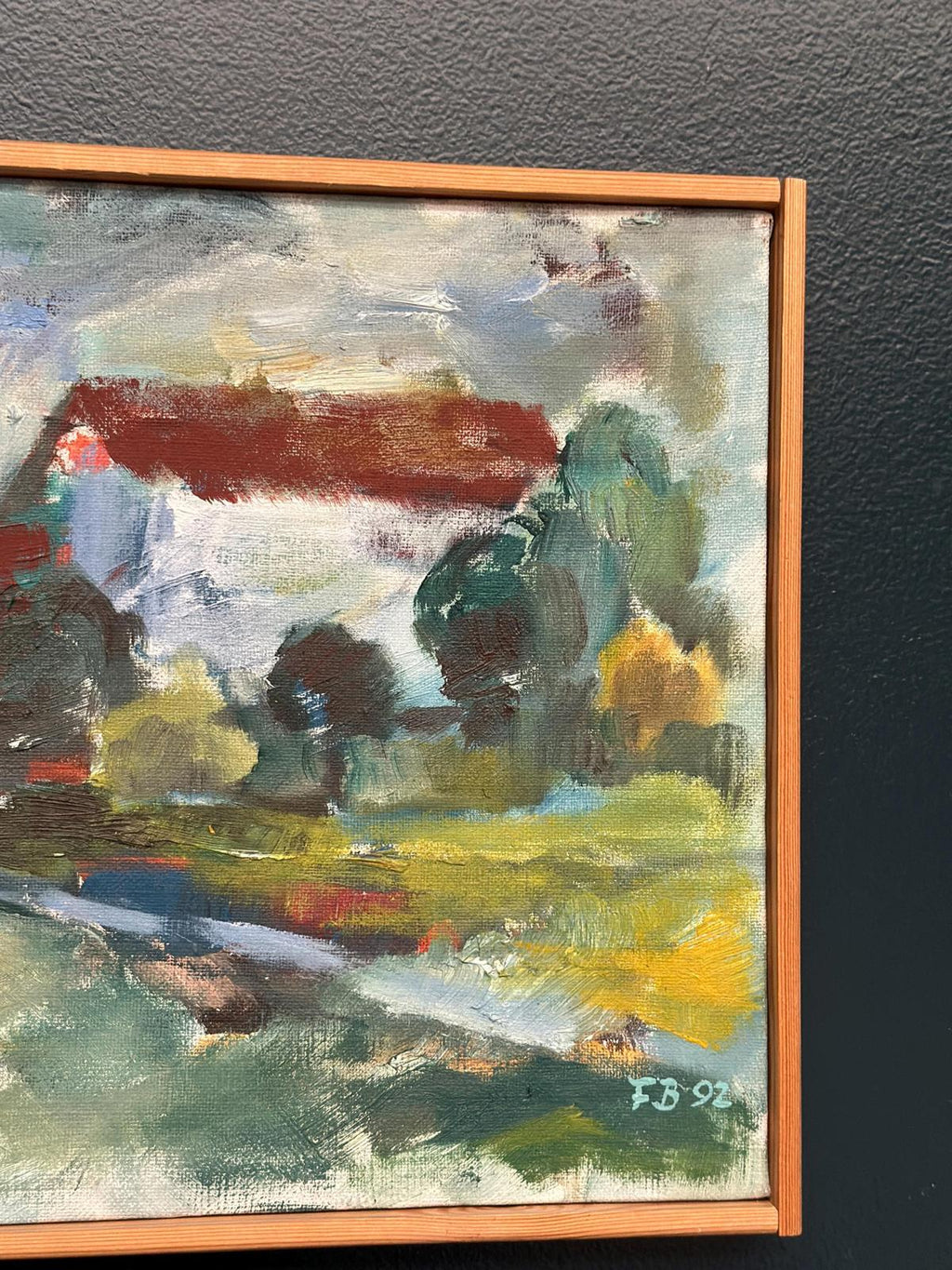 “Cottage and Trees” by Folke Björnfot