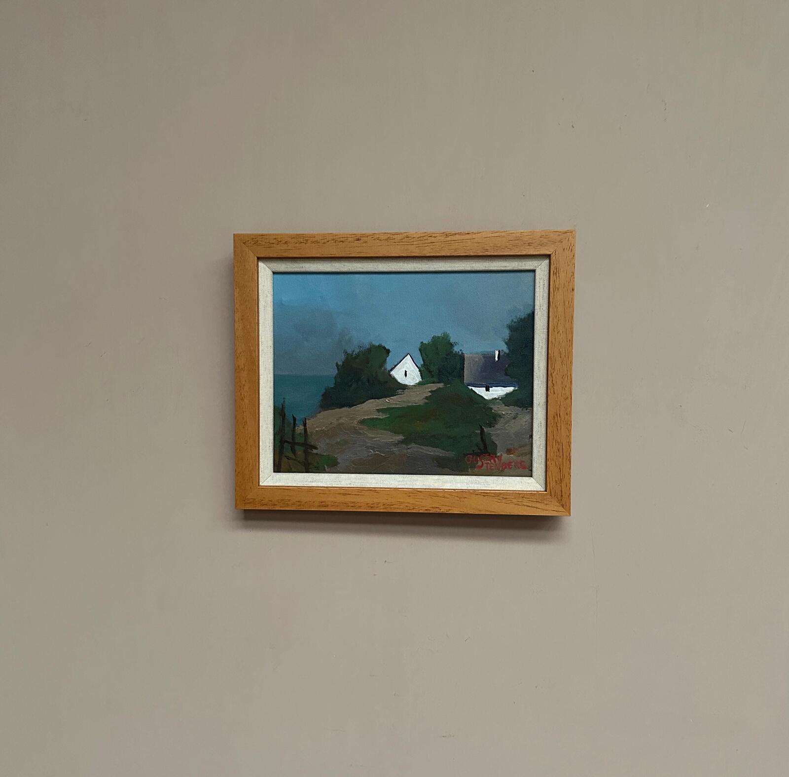 “Coastal Village” by Gustav Tenberg