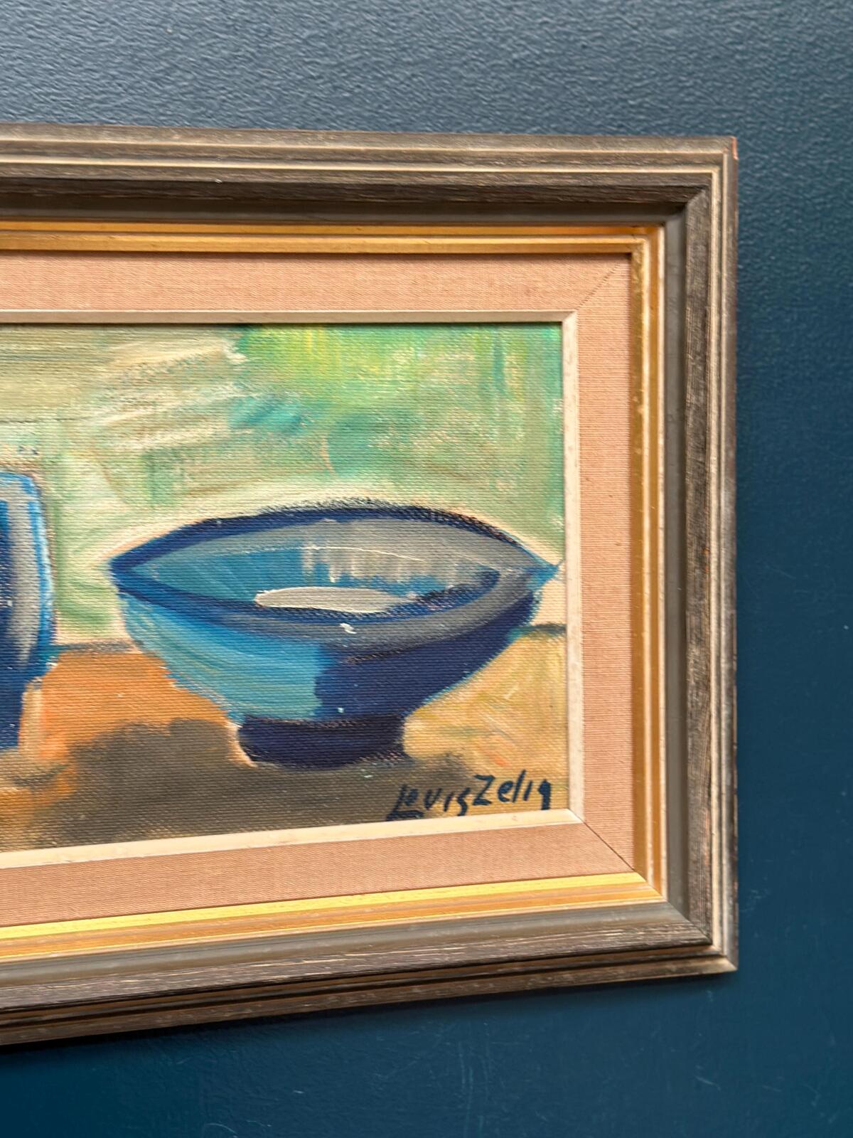 “Kattle Bowl and Glass” by Louis Zelig