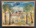 “Cottage Between Trees” by Stig Allan