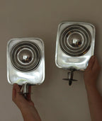Pair Of Swedish Pewter Sconces By Svenskt - Tenn
