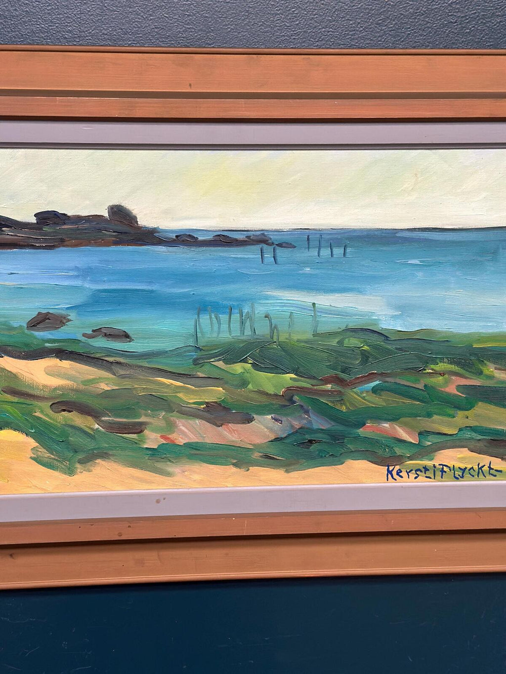 “Coastal Landscape” by Kersti Flyckt (1925–2009)