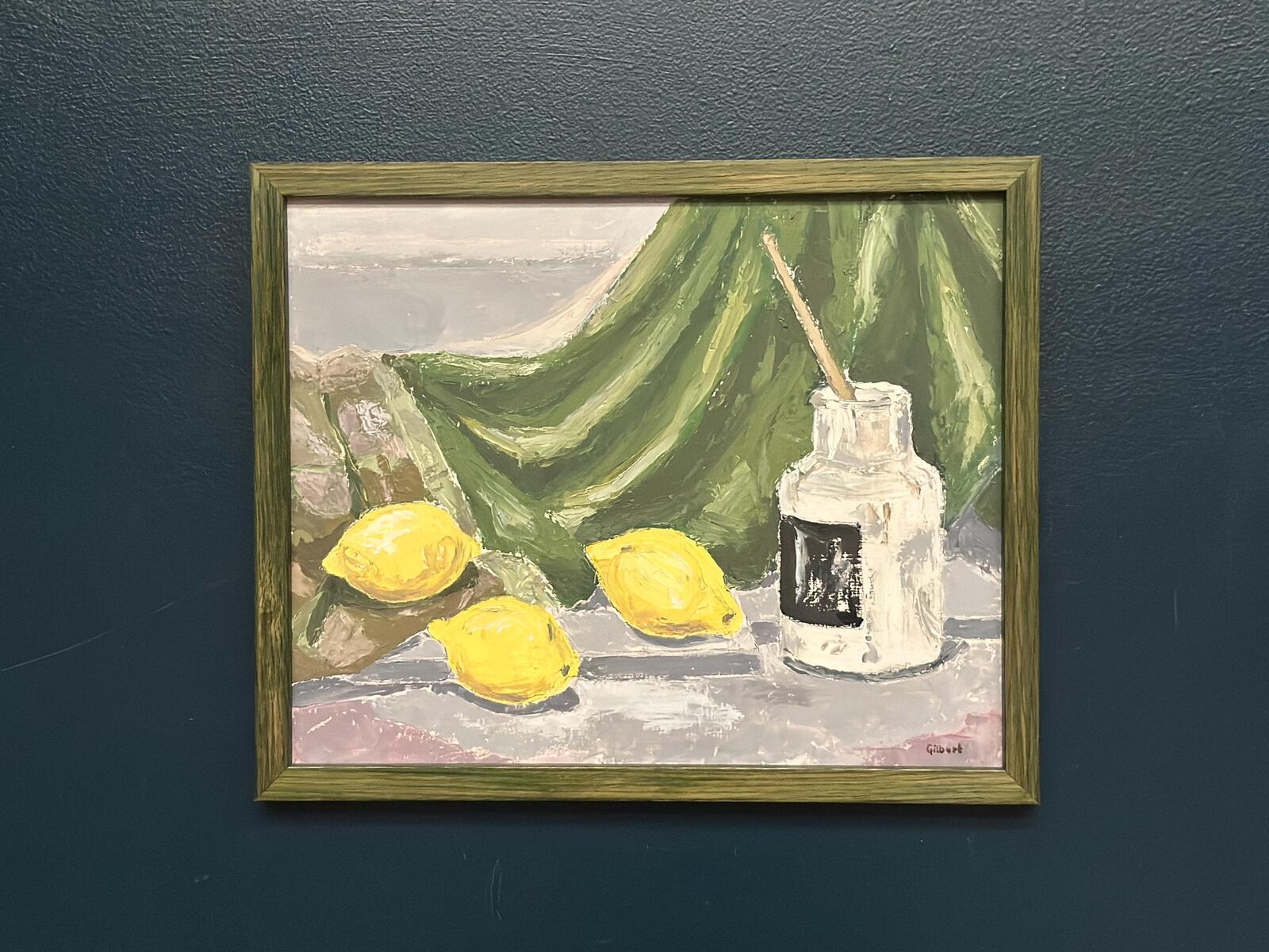 “Still Life with Lemons and Inkpot” by Gilber