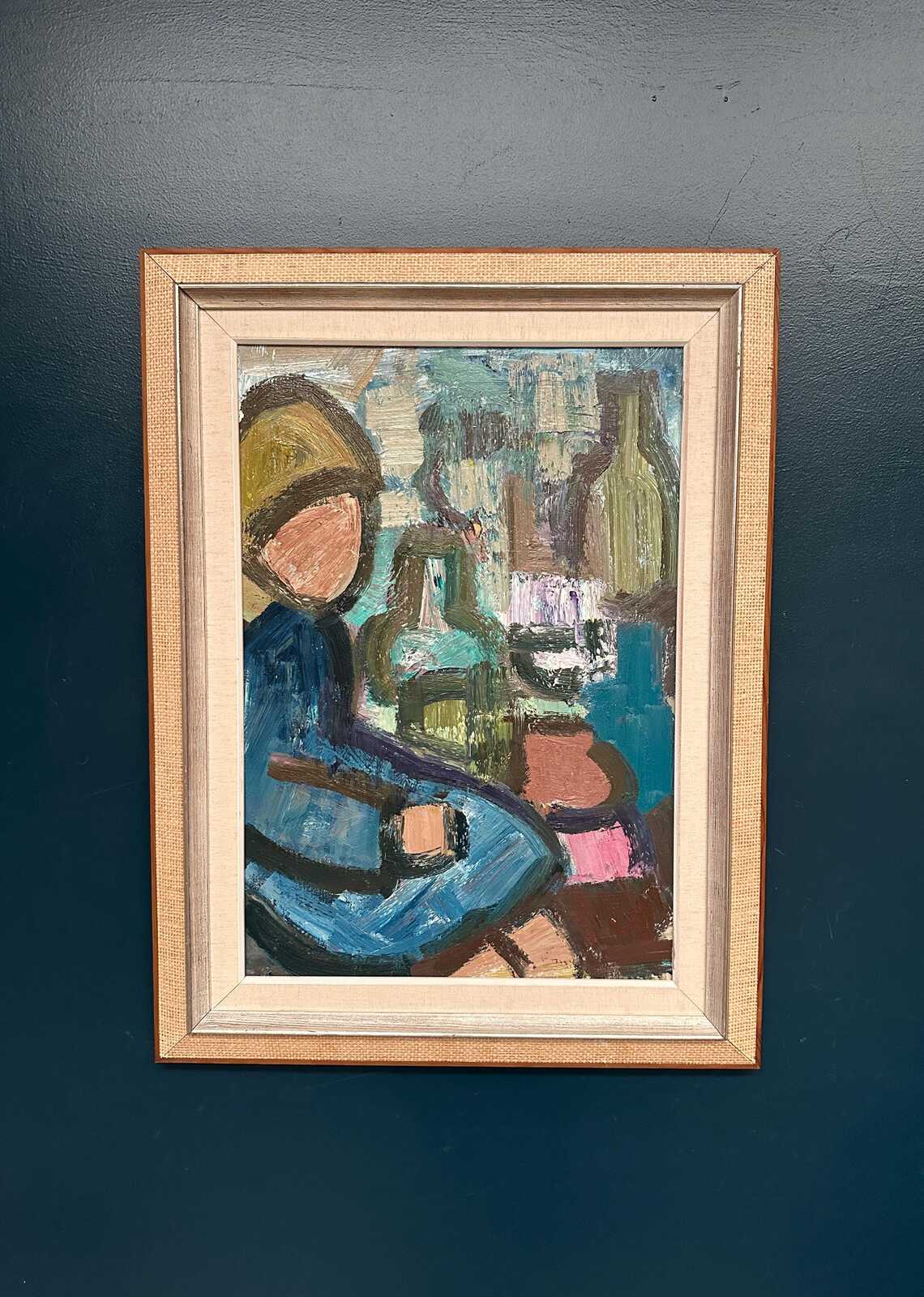 “Figure and Bottle ” by Gösta Falck