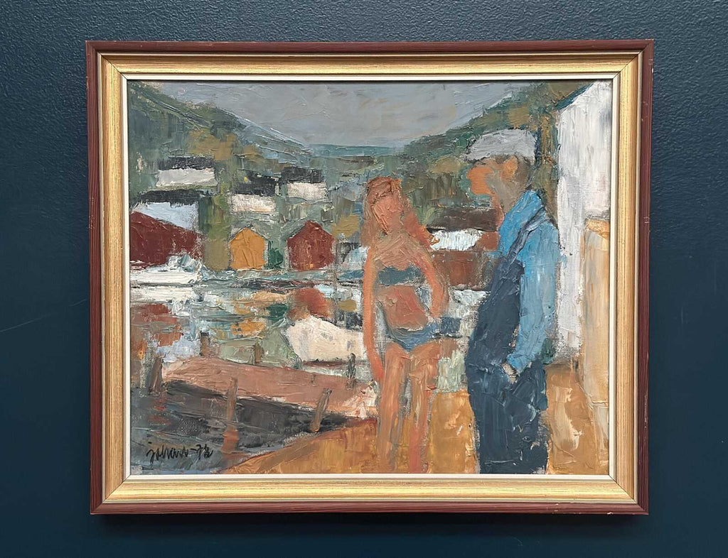 “Badgast och Fiskargubbe” by Fritz Henry Johansson