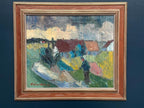 “Farmhouses” by Arnold William Pedersen