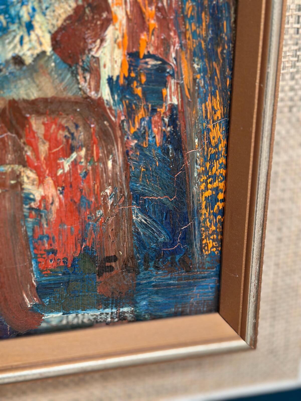 “Woman in Blue” by Gösta Falck