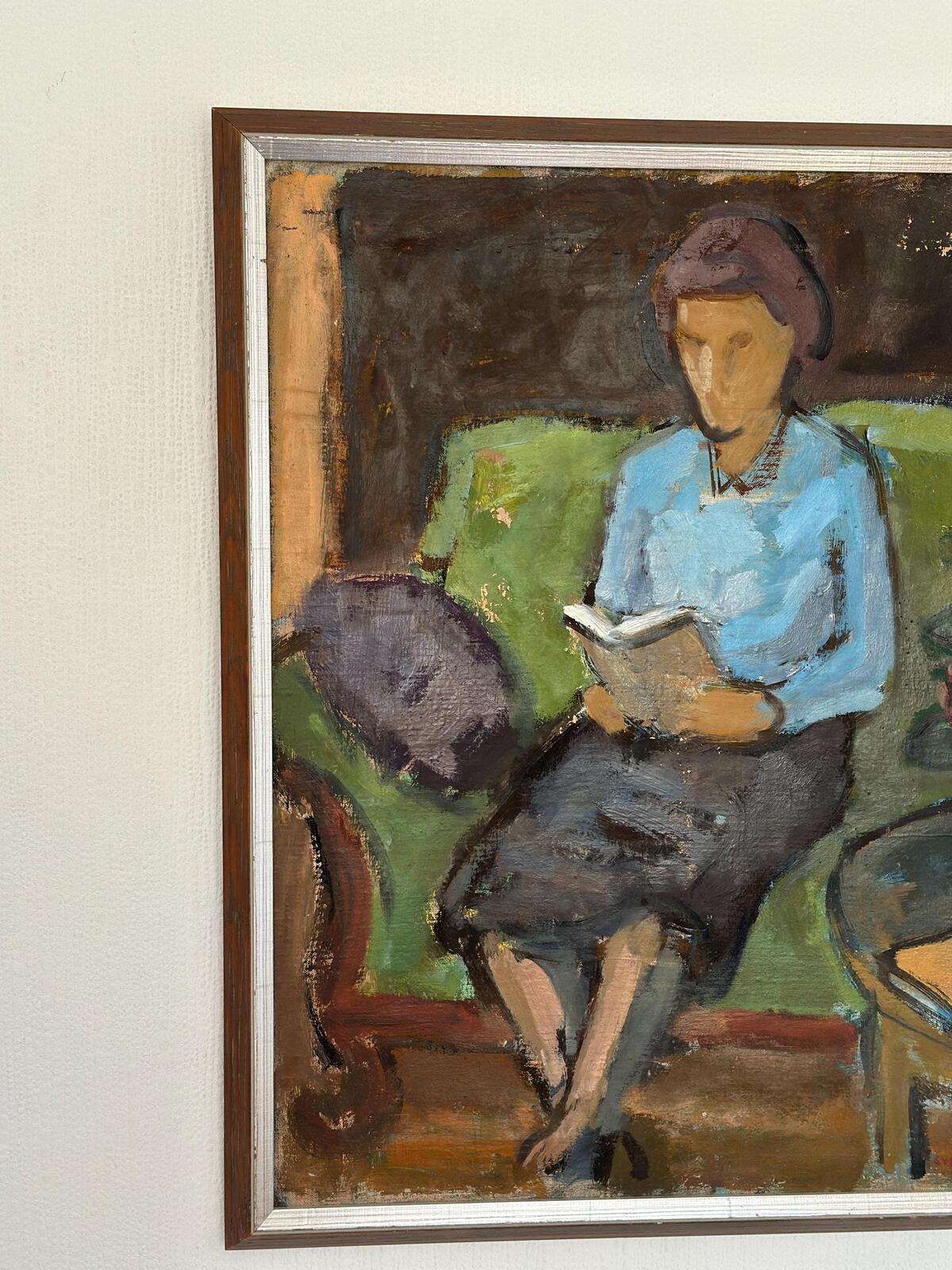 “Woman Reading Book” by Sven Gillgren