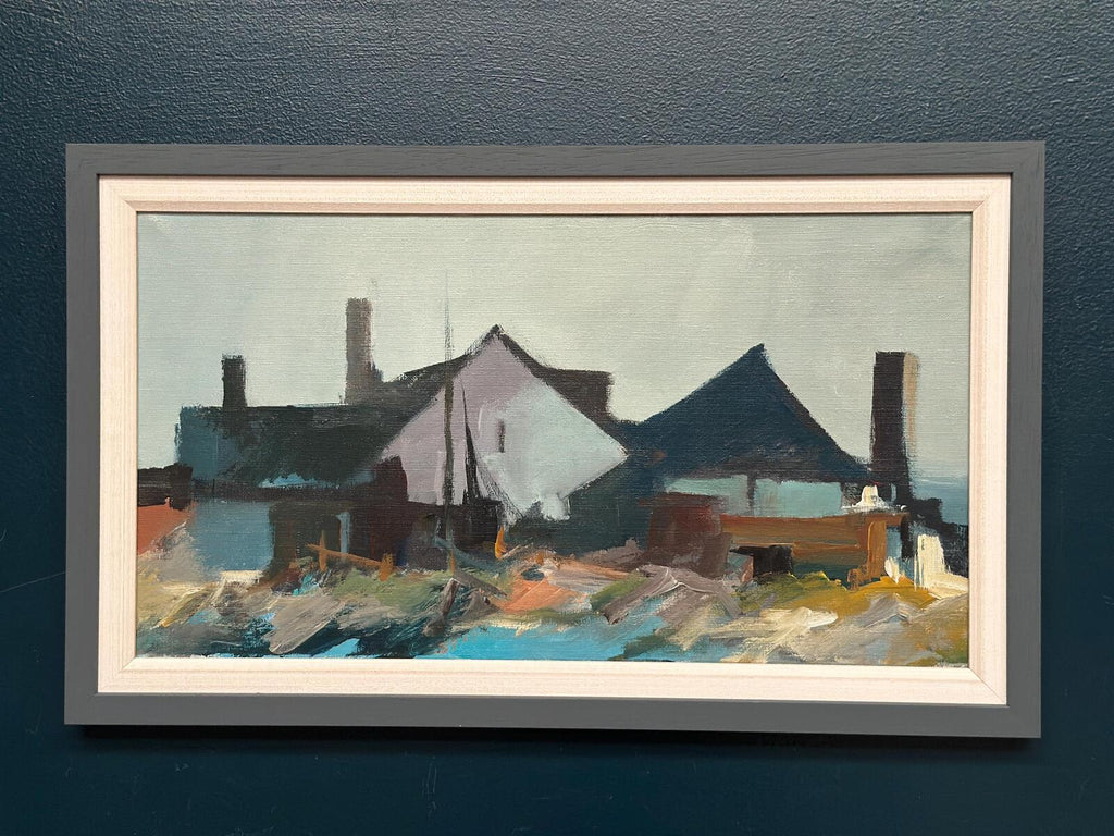 “Huts on the Coast” (Attributed to Kai C.