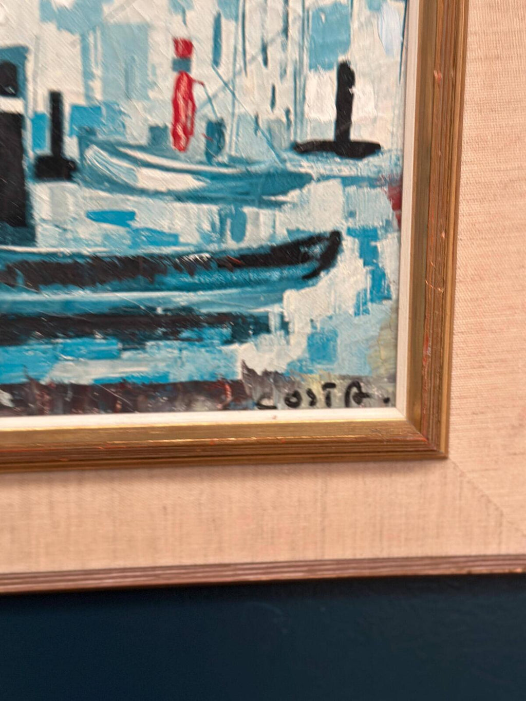 “Harbor Scene” by Costa