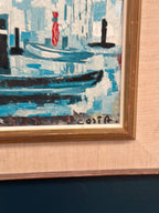 “Harbor Scene” by Costa