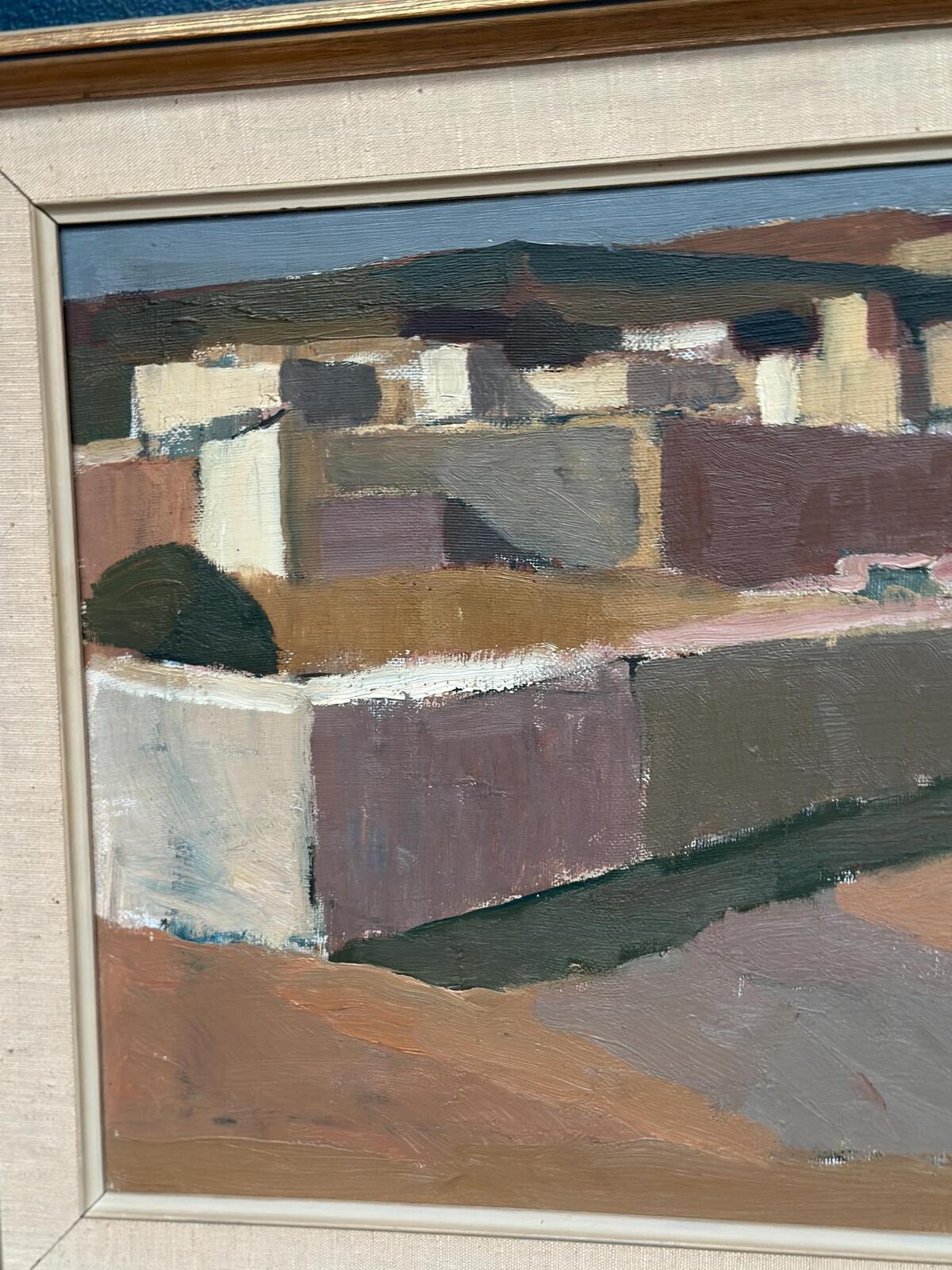 “Southern Village Landscape” by Rolf Norrman (1921–1964)
