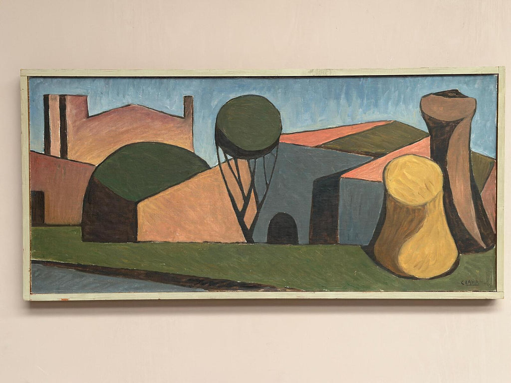 "Spansk By" by Emil Clahr (1905–1983)