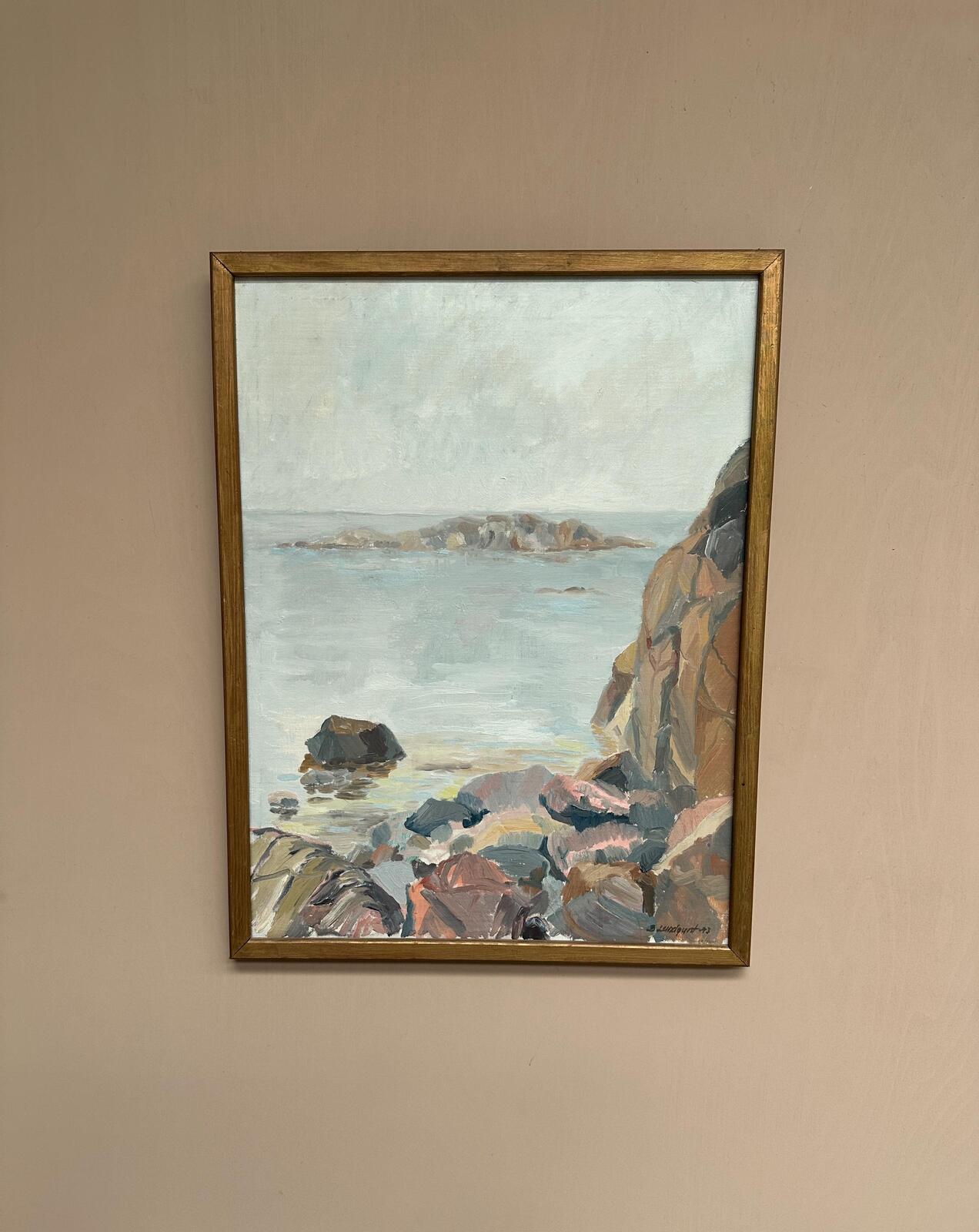 “Cliffs by the Sea” by B. Lundquist