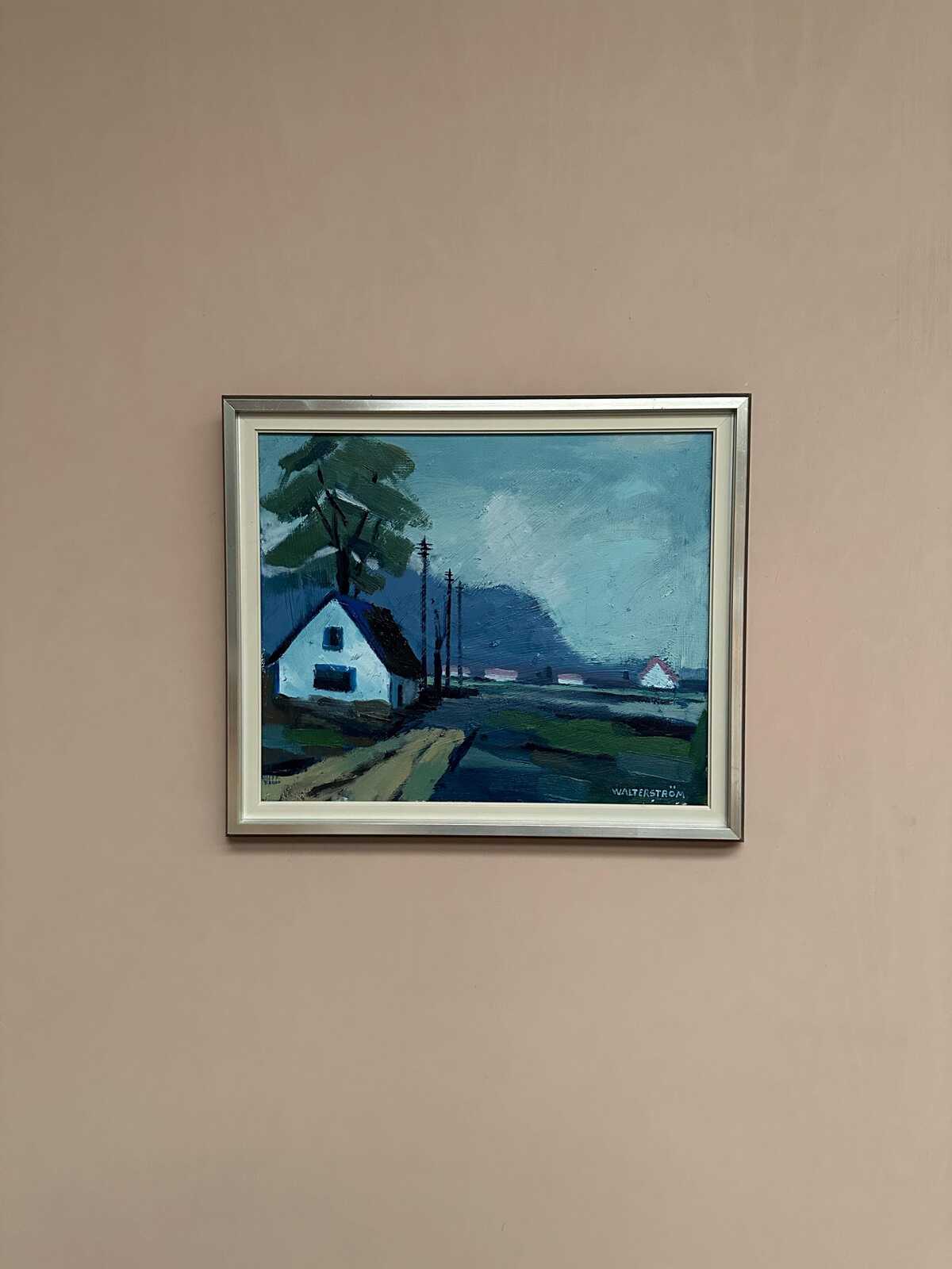 “Landscape with House” by Ingvar Walterström