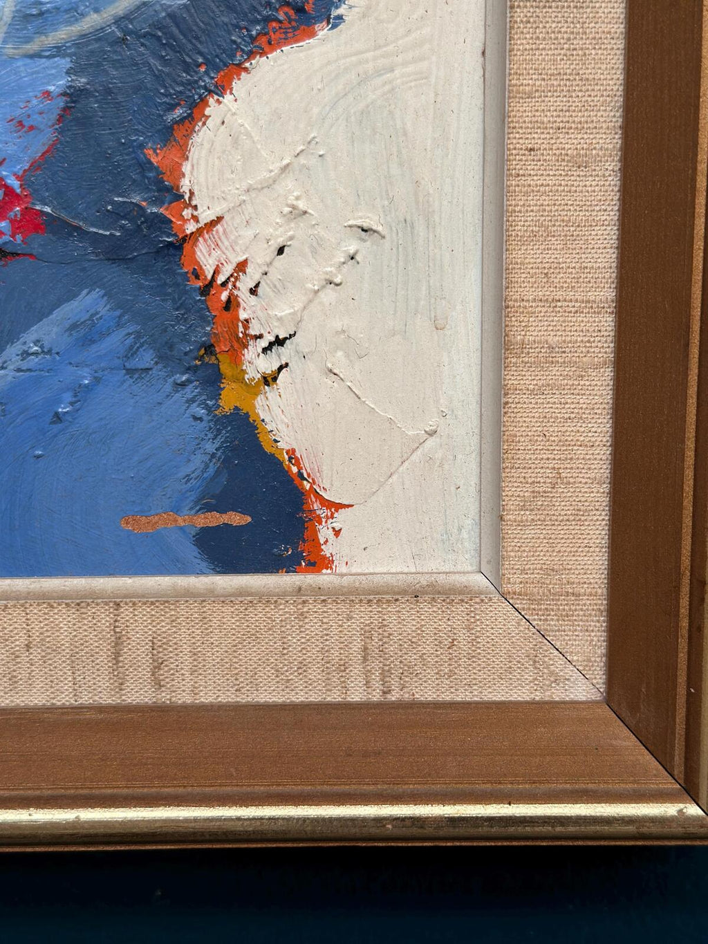 “Abstract in Blue” by Hans Oswald