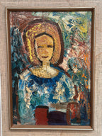 “Woman in Blue” by Gösta Falck