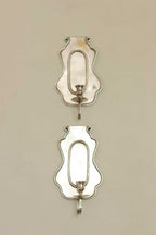 Pair Of Mid Century Swedish Pewter Sconces